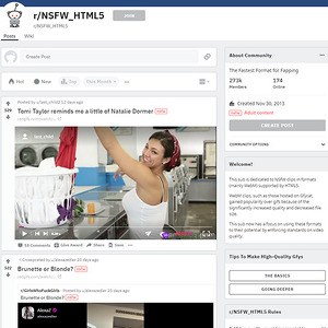 NSFW_HTML5, Reddit NSFW List