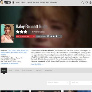 Haley Bennett, Nude Celebrities List
