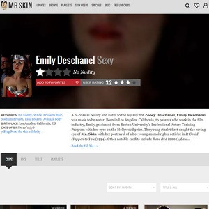 Emily Deschanel, Nude Celebrities List