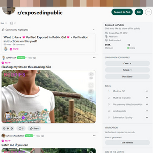 Reddit Exposed In Public, Reddit NSFW List