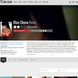Blac Chyna, Nude Celebrities List