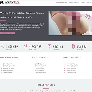 PantyDeal, Buy Used Panties